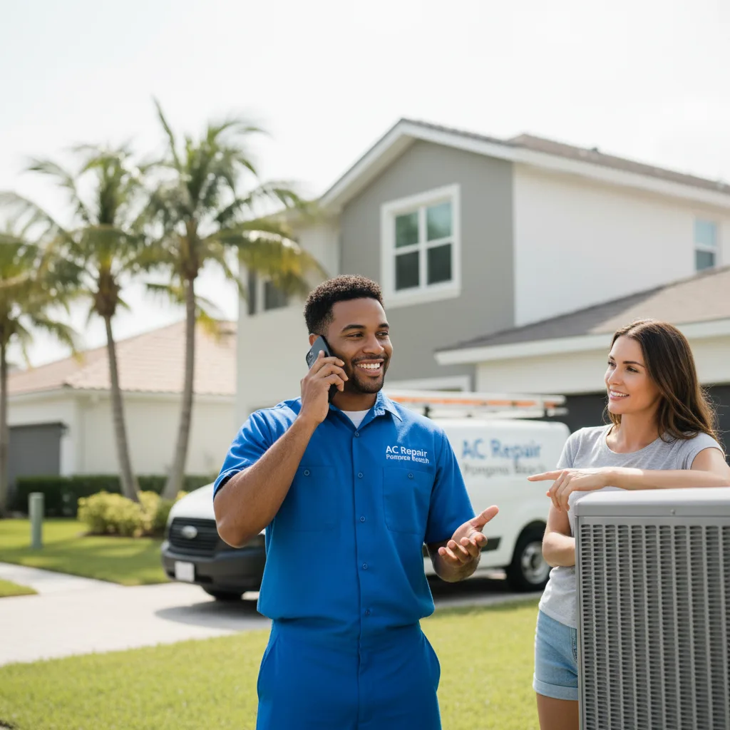 AC Repair Pompano Beach customer support in Gnadenhutten